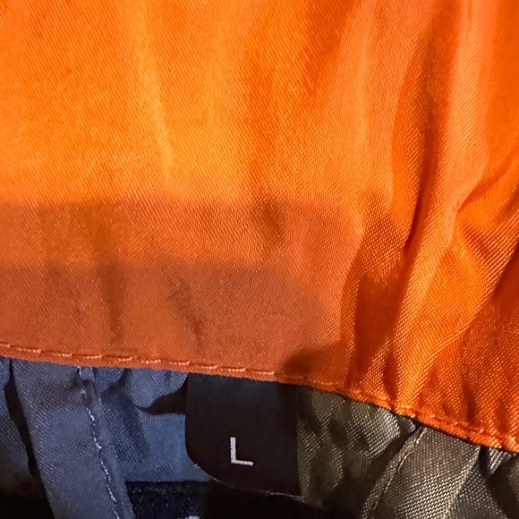 Vintage Y2K Harley-Davidson Silver and Orange Windbreaker - Picture 8 of 9